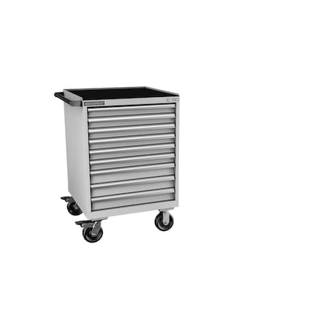 Champion Tool Storage Tool Cabinet, 9 Drawer, Light Gray, 28-1/4 in W x 28-1/2 in D x 43-1/4 in H, S15000901ILMB8S1RT-LG S15000901ILMB8S1RT-LG